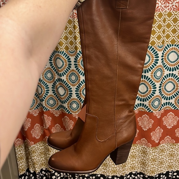 Gianni Bini Brown Leather Boots | Poshmark